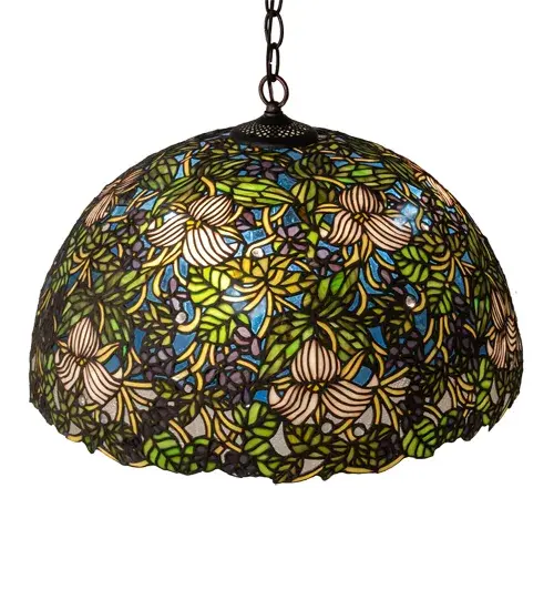 The Meyda Tiffany - Trillium & Violet by Meyda Lighting - Image 4