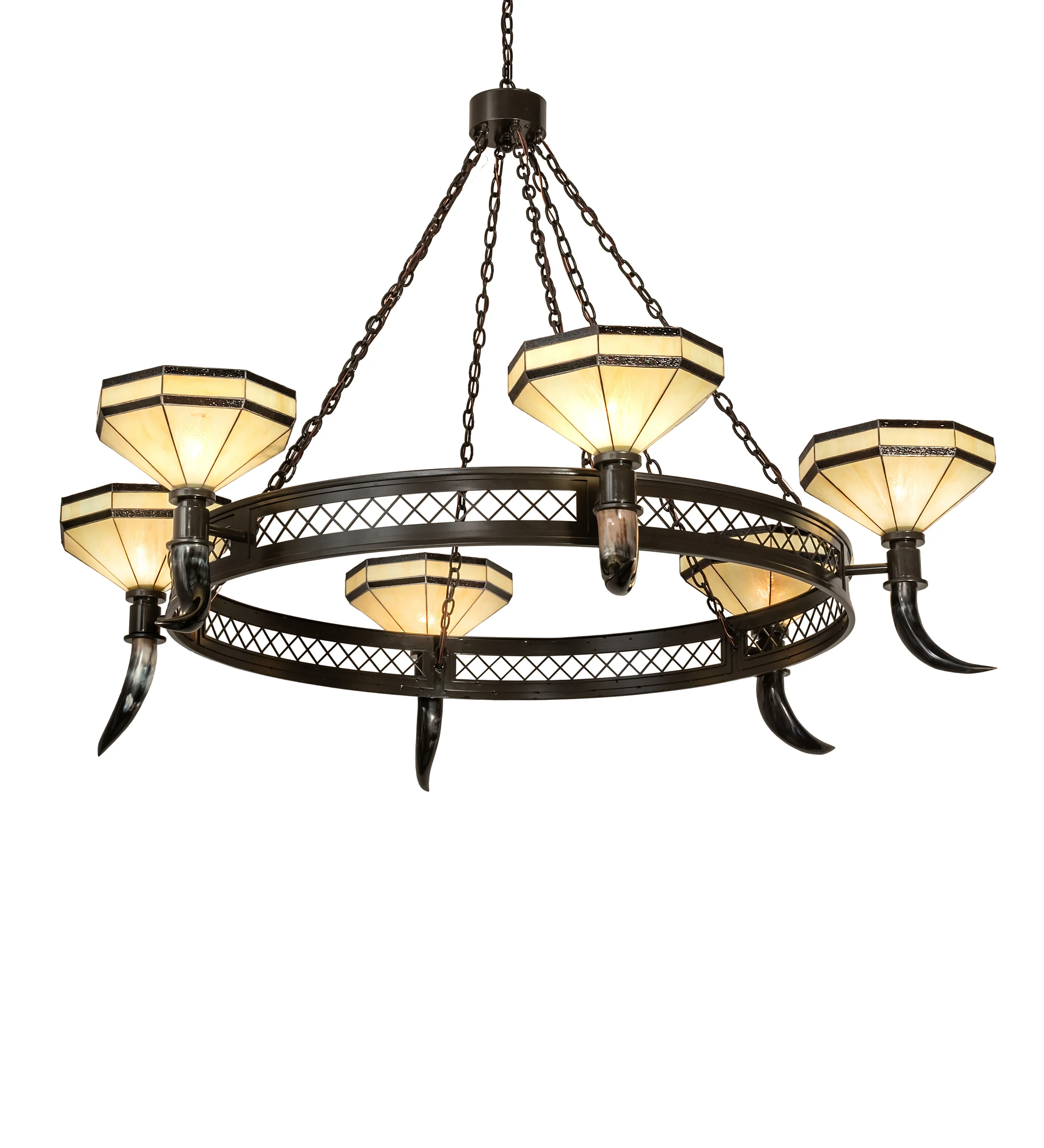 72" Wide Topridge 6 Light Chandelier