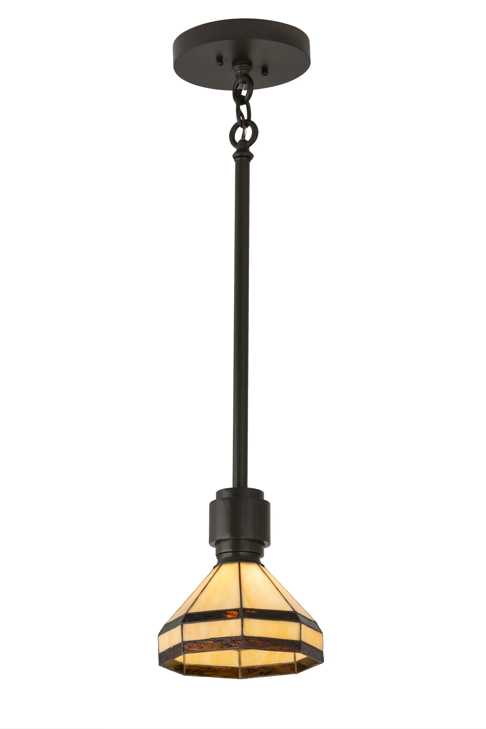 Topridge One Light Mini Pendant in Timeless Bronze