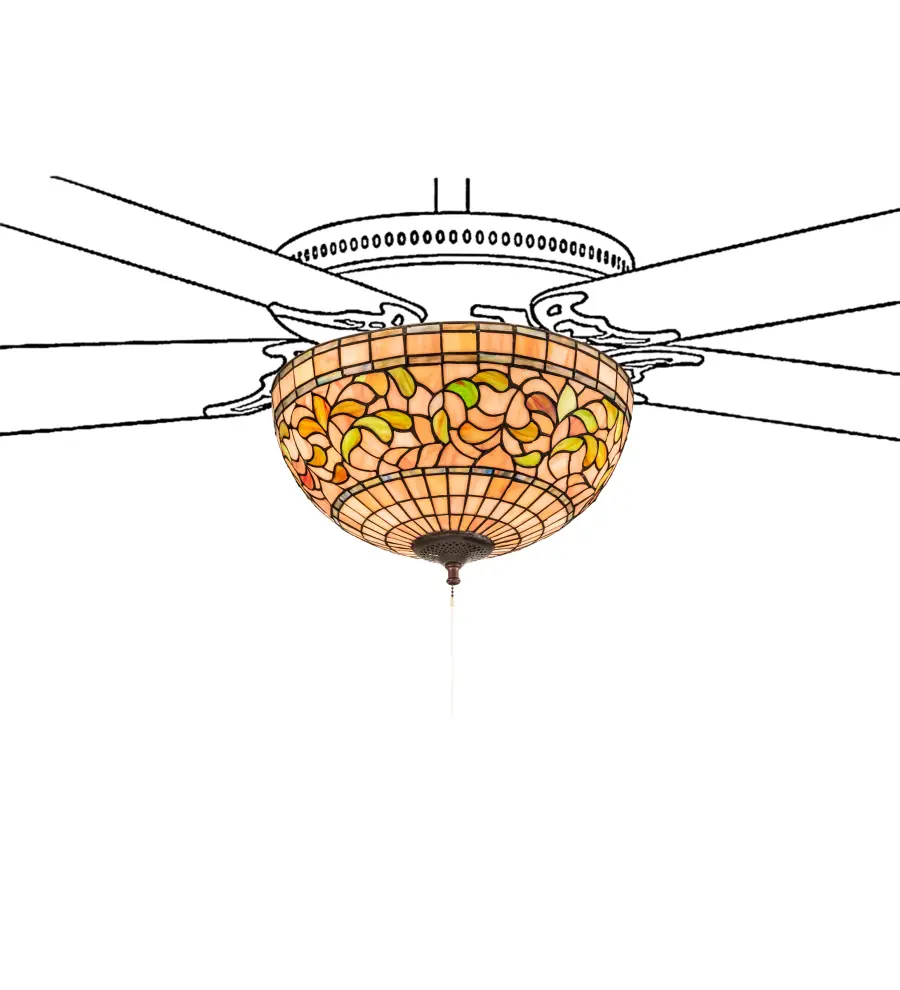 The Tiffany Turning Leaf by Meyda Lighting - Image 1