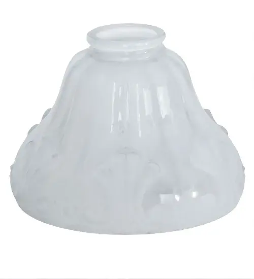 Bring home an era of style and charm with the Revival Nautica shade; which features Revival White Opal Glass. The shade pairs well with a base to create a mini lamp or hardware to create a stunning mini pendant or wall sconce. This vintage lighting shade features a refined yet consistent distinctive style that originated in traditional homes and public buildings in the early 1920s. The shade design is inspired by schoolhouses from Wells; Maine; and Columbia County; New York; to Waverly and Canaan; Pennsylvania; and Mason County; West Virginia; to Cedar Falls; Iowa; and Lawson; Missouri. The Revival Nautica Shade is included in our American-designed; handcrafted Revival Lighting Collection. - alternate view