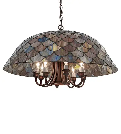 The Meyda Tiffany - Tiffany Fishscale by Meyda Lighting - Image 5