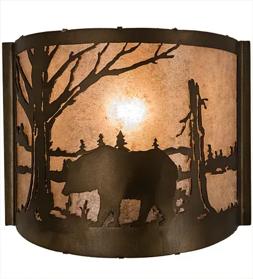 The Bear at Lake by Meyda Lighting - Image 5