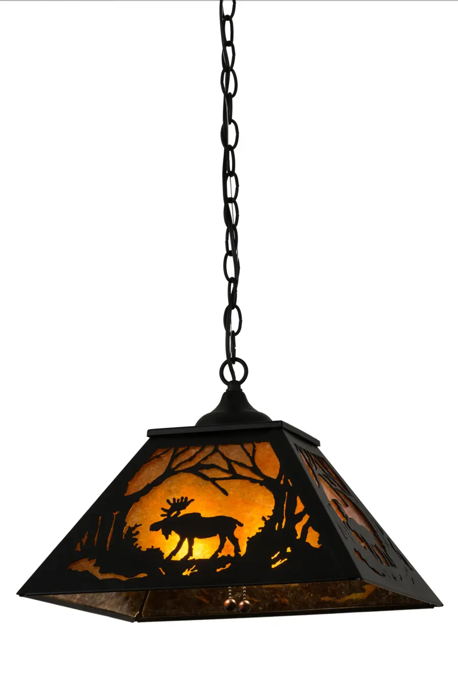 The Meyda Tiffany - Moose At Dawn by Meyda Lighting - Image 1