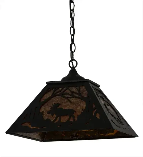 The Meyda Tiffany - Moose At Dawn by Meyda Lighting - Image 3