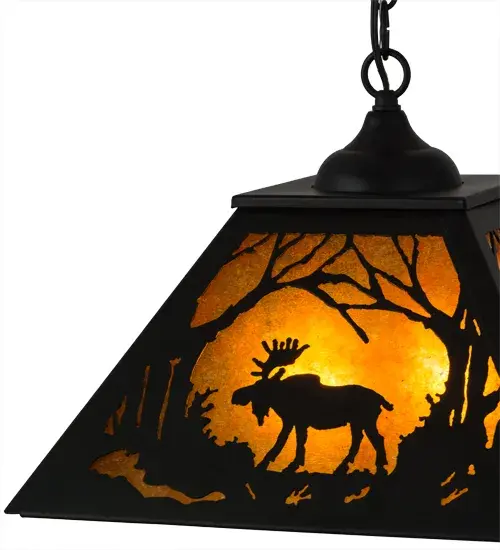 The Meyda Tiffany - Moose At Dawn by Meyda Lighting - Image 4