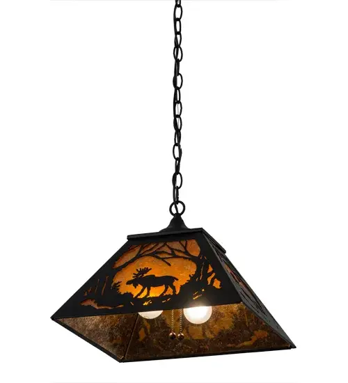 The Meyda Tiffany - Moose At Dawn by Meyda Lighting - Image 7