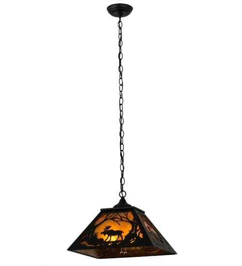 The Meyda Tiffany - Moose At Dawn by Meyda Lighting - Image 9