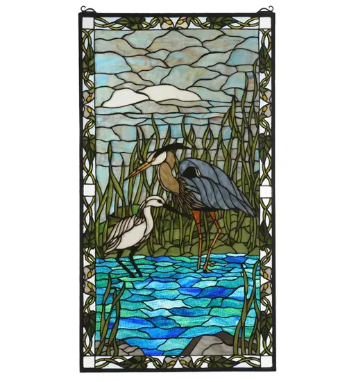 The Blue Heron & Snowy Egret by Meyda Lighting