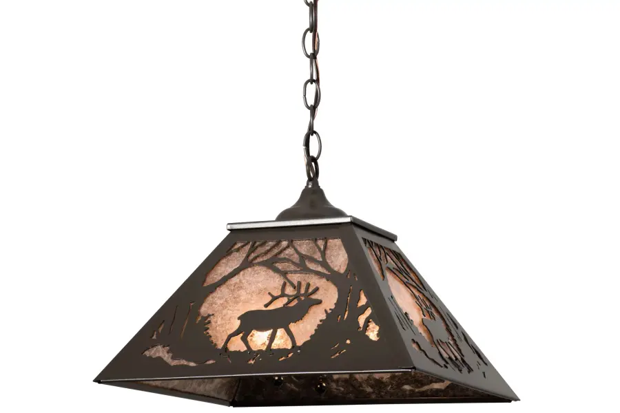 The Meyda Tiffany - Elk At Dawn by Meyda Lighting - Image 1