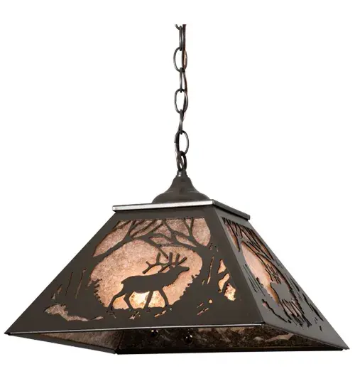 The Meyda Tiffany - Elk At Dawn by Meyda Lighting - Image 2