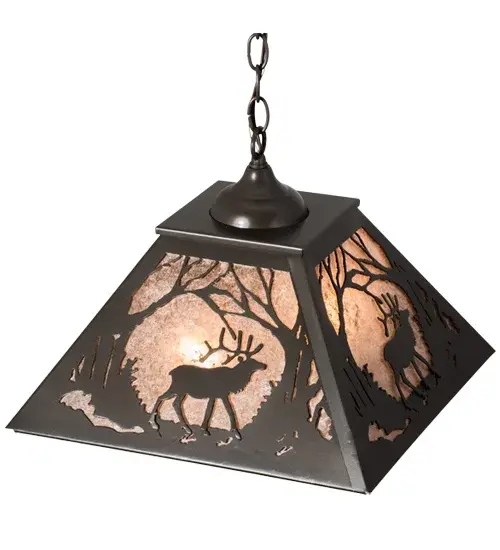 The Meyda Tiffany - Elk At Dawn by Meyda Lighting - Image 4