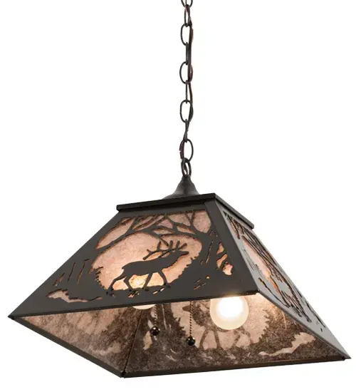 The Meyda Tiffany - Elk At Dawn by Meyda Lighting - Image 6
