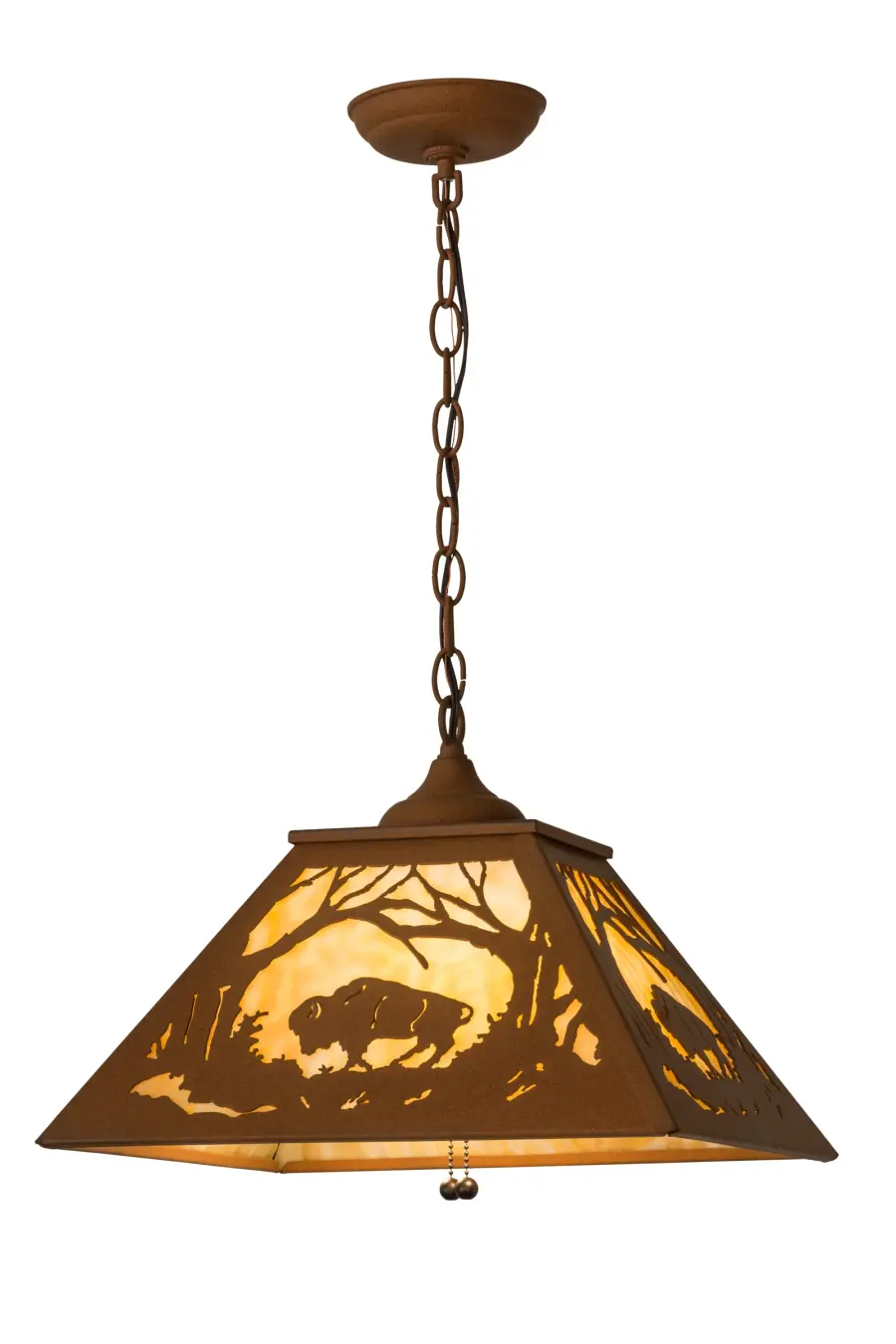 The Meyda Tiffany - Buffalo At Dawn by Meyda Lighting - Image 1