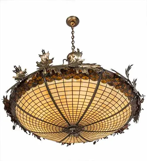 The Meyda Tiffany - Greenbriar Oak by Meyda Lighting - Image 6