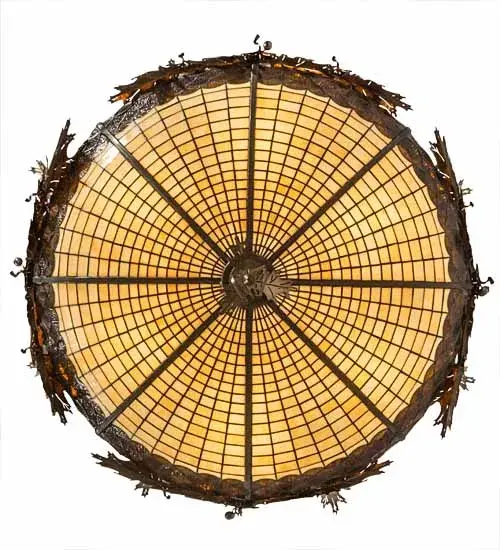 The Meyda Tiffany - Greenbriar Oak by Meyda Lighting - Image 7