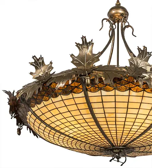 The Meyda Tiffany - Greenbriar Oak by Meyda Lighting - Image 8