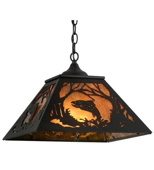 The Meyda Tiffany - Leaping Trout by Meyda Lighting - Image 2