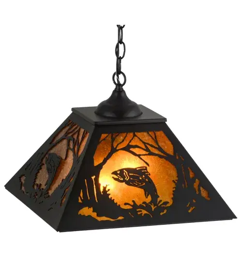 The Meyda Tiffany - Leaping Trout by Meyda Lighting - Image 4
