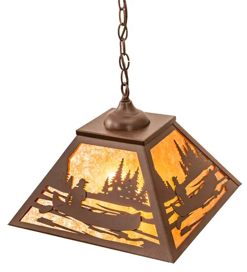The Meyda Tiffany - Canoe At Lake by Meyda Lighting - Image 4