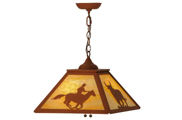 The Meyda Tiffany - Cowboy & Steer by Meyda Lighting - Image 1