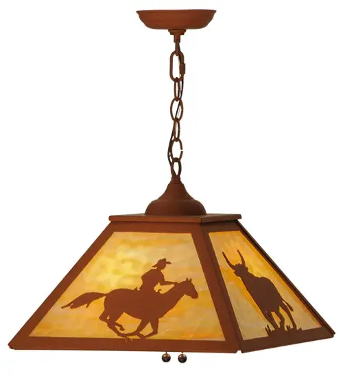 The Meyda Tiffany - Cowboy & Steer by Meyda Lighting - Image 2