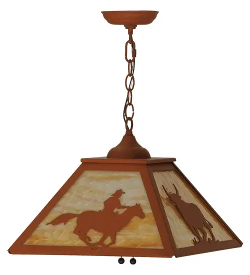 The Meyda Tiffany - Cowboy & Steer by Meyda Lighting - Image 3