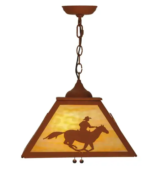 The Meyda Tiffany - Cowboy & Steer by Meyda Lighting - Image 5