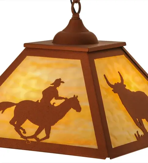 The Meyda Tiffany - Cowboy & Steer by Meyda Lighting - Image 8