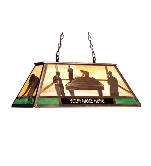 Personalized One Light Pendant in Antique Copper