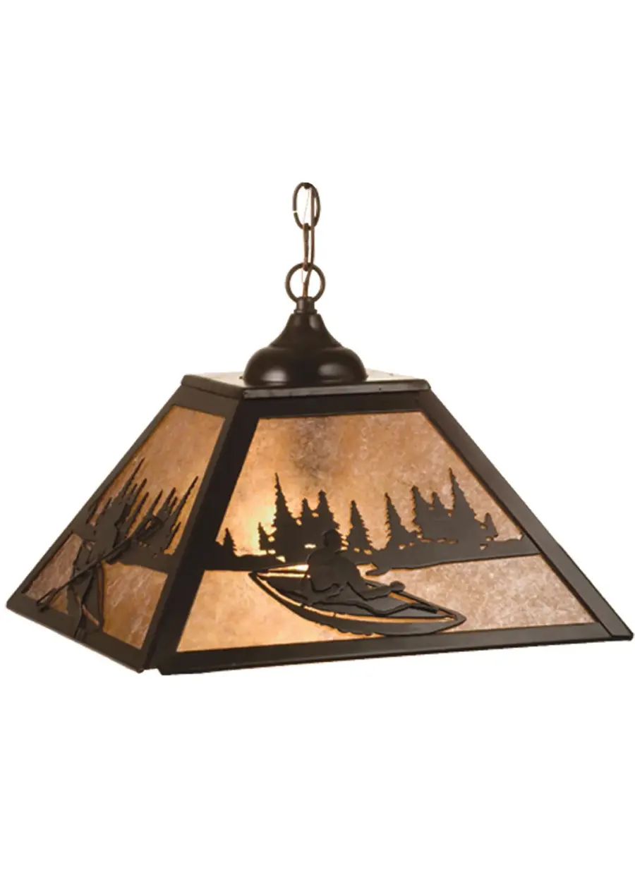 The Meyda Tiffany - Kayak On Lake by Meyda Lighting