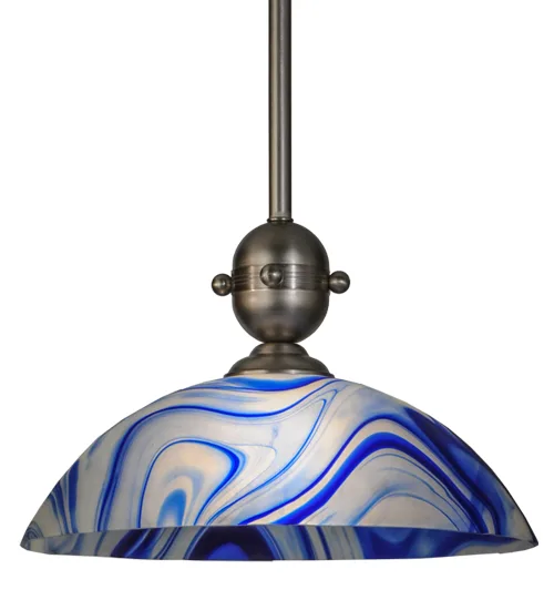 16"W Curacao Swirl Pendant