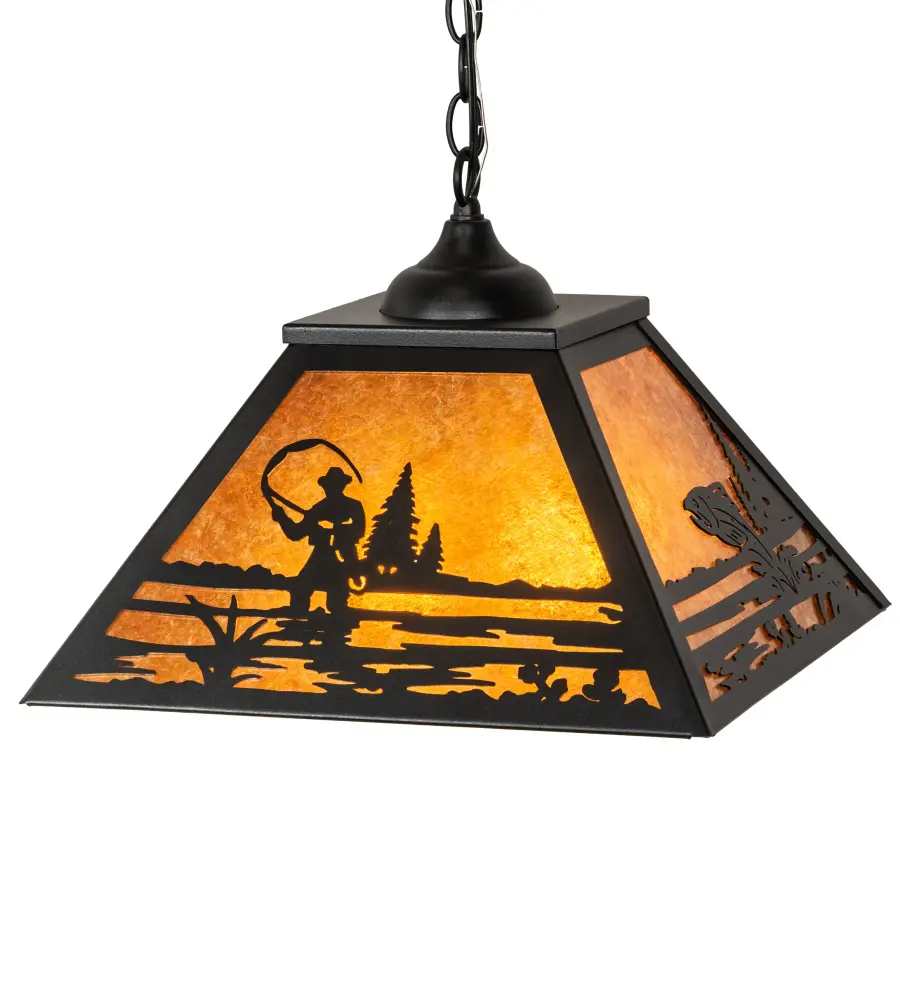 The Meyda Tiffany - Fly Fisherman by Meyda Lighting - Image 1