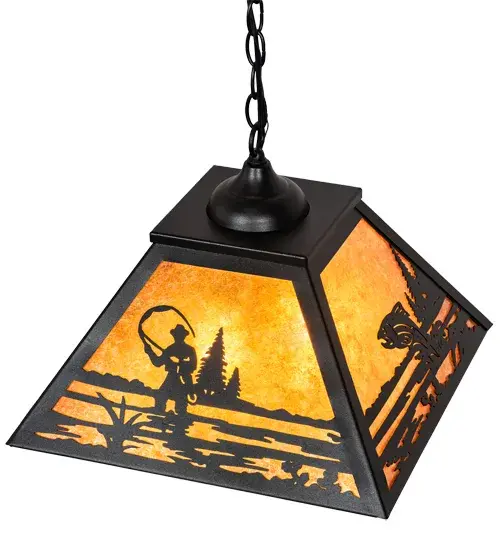 The Meyda Tiffany - Fly Fisherman by Meyda Lighting - Image 4