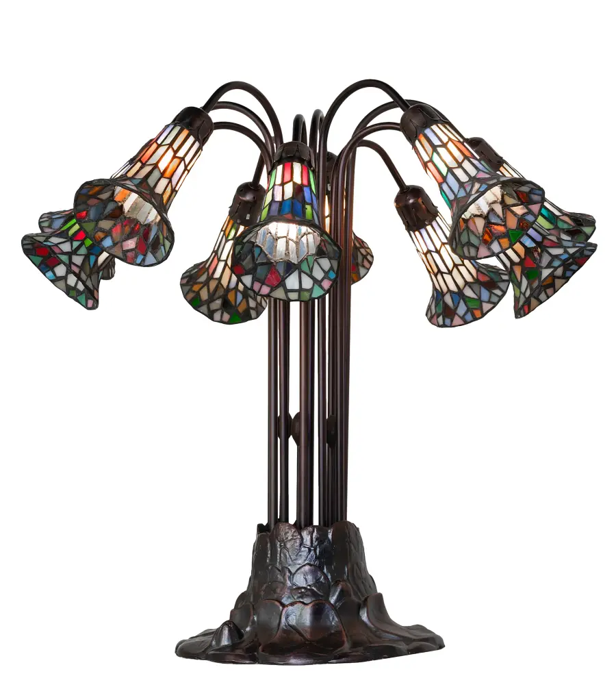 The Meyda Tiffany - Stained Glass Pond Lily by Meyda Lighting - Image 1