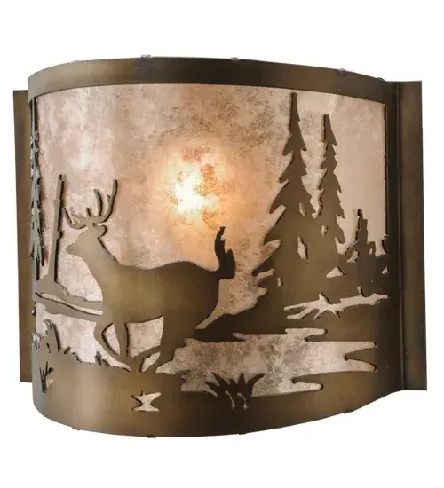 The Meyda Tiffany - Deer At Lake by Meyda Lighting - Image 2