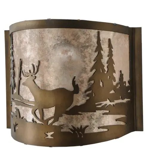 The Meyda Tiffany - Deer At Lake by Meyda Lighting - Image 3