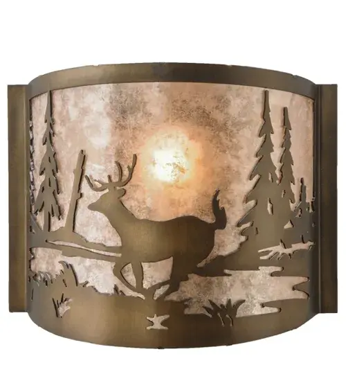 The Meyda Tiffany - Deer At Lake by Meyda Lighting - Image 5