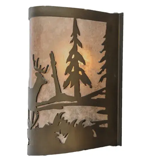 The Meyda Tiffany - Deer At Lake by Meyda Lighting - Image 8