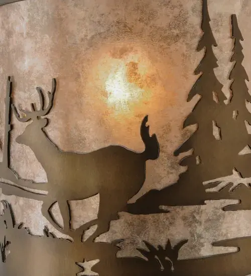 The Meyda Tiffany - Deer At Lake by Meyda Lighting - Image 9