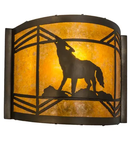 The Northwoods Wolf on the Loose by Meyda Lighting - Image 2