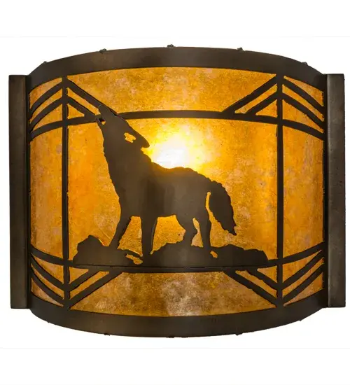 The Northwoods Wolf on the Loose by Meyda Lighting - Image 5