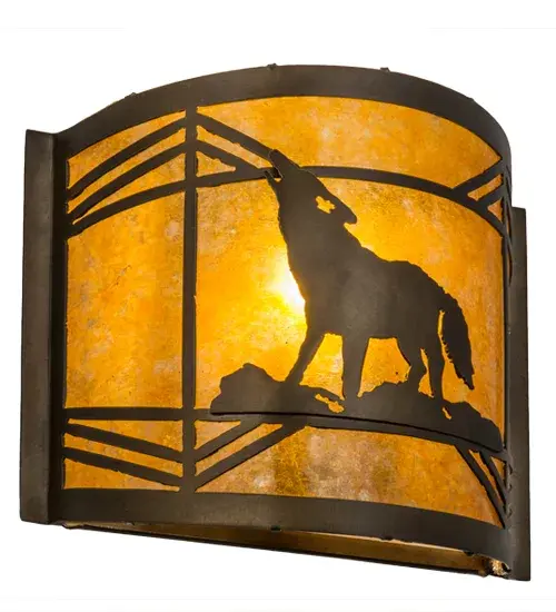 The Northwoods Wolf on the Loose by Meyda Lighting - Image 6