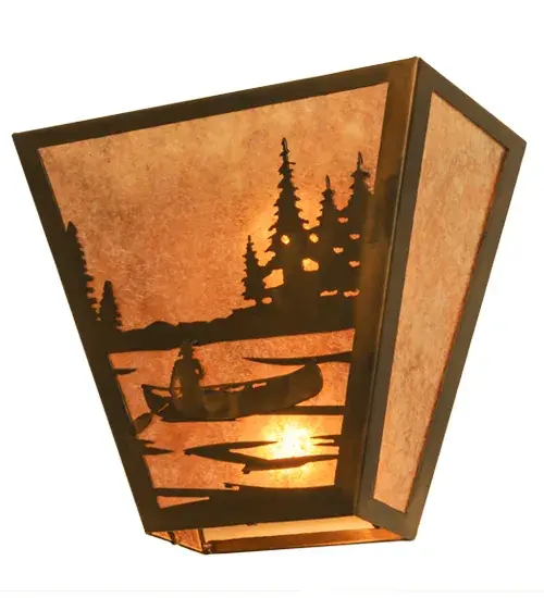 The Meyda Tiffany - Canoe At Lake by Meyda Lighting - Image 2