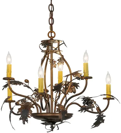 The Meyda Tiffany - Oak Leaf & Acorn by Meyda Lighting - Image 2