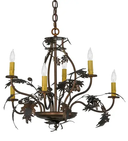 The Meyda Tiffany - Oak Leaf & Acorn by Meyda Lighting - Image 3