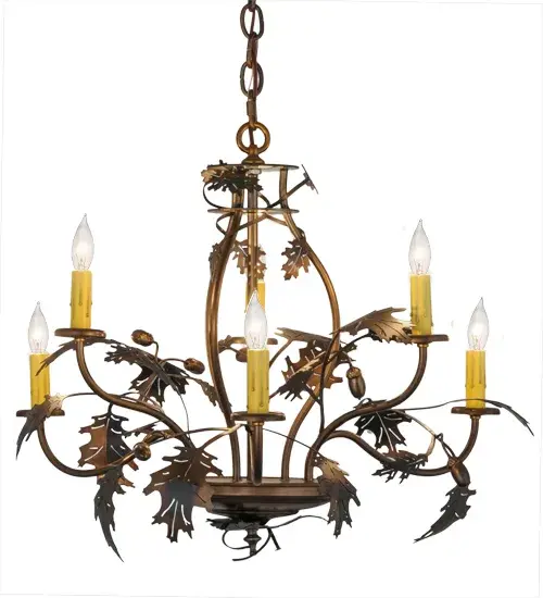 The Meyda Tiffany - Oak Leaf & Acorn by Meyda Lighting - Image 5