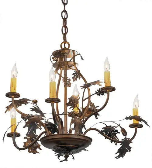 The Meyda Tiffany - Oak Leaf & Acorn by Meyda Lighting - Image 6