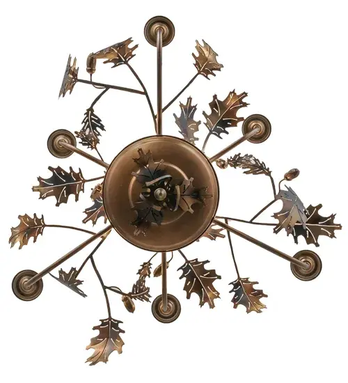 The Meyda Tiffany - Oak Leaf & Acorn by Meyda Lighting - Image 7