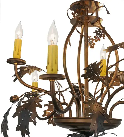 The Meyda Tiffany - Oak Leaf & Acorn by Meyda Lighting - Image 8